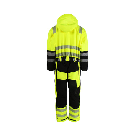 Komfortabel og funksjonell vinterkjeledress med justerbar hette og ventilasjon for maksimal komfort på jobb.