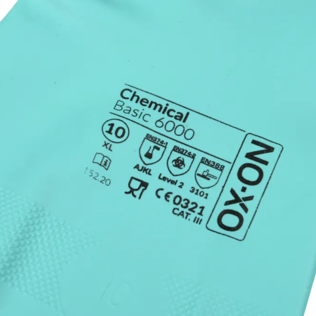 Komfortabel kjemikaliehanske med flockfôr og 30 cm lengde.