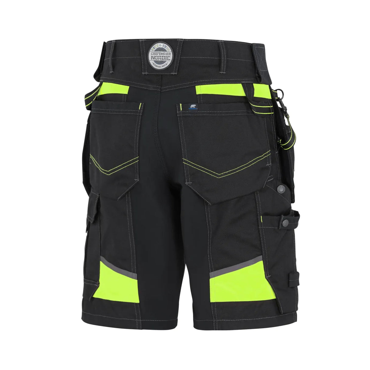 Slitesterk Björnkläder håndverkershorts med hengelommer, hammerholdere og smart oppbevaring.