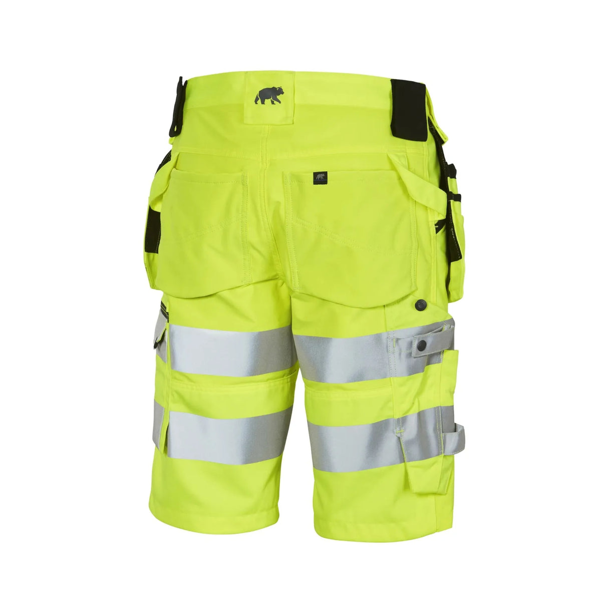 Sikre din arbeidsplass med Björnkläders synlighetsklasse 2-sertifiserte shorts med smarte lommer og reflekterende detaljer.
