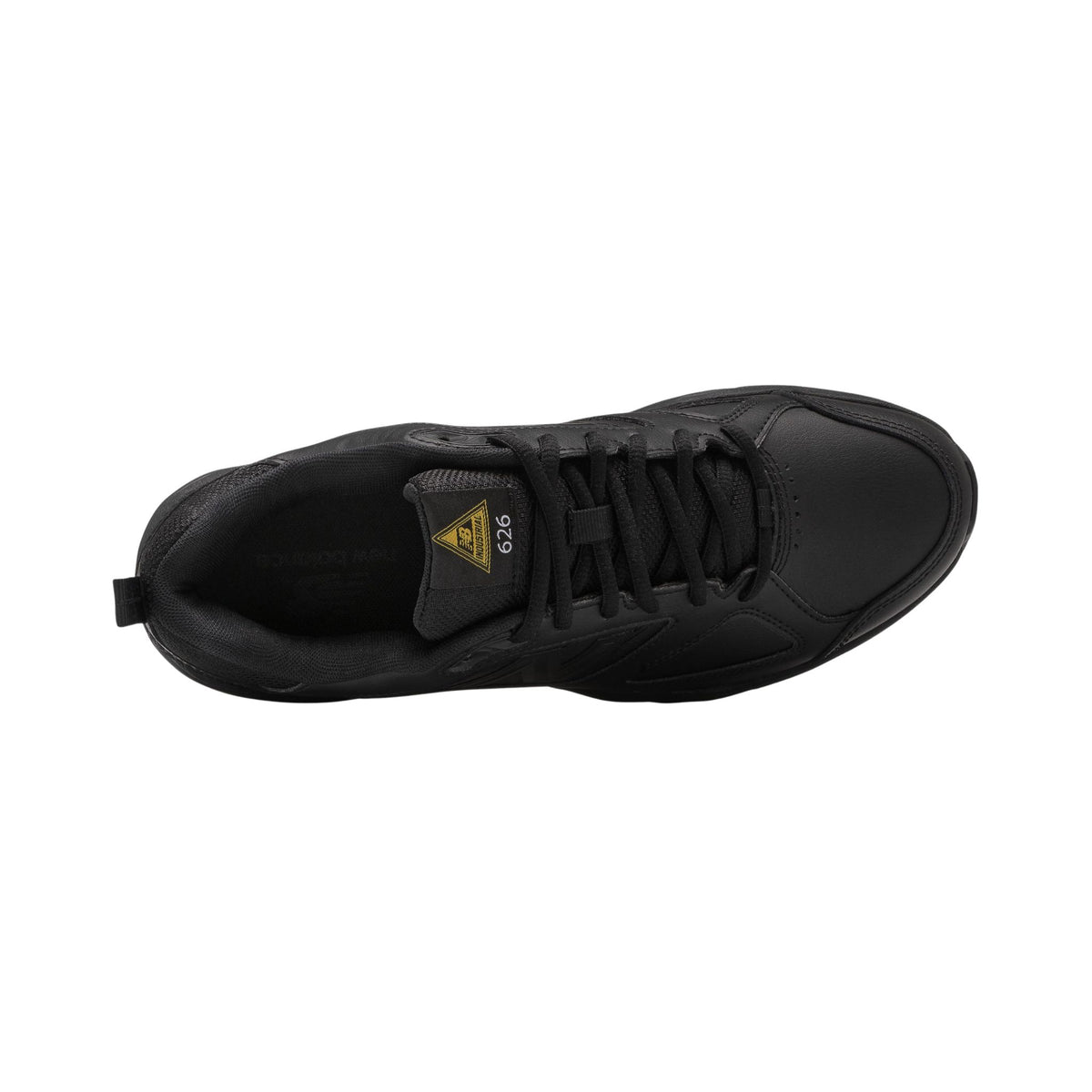 Sklisikker New Balance arbeidssko i lær med godt grep på glatte underlag.