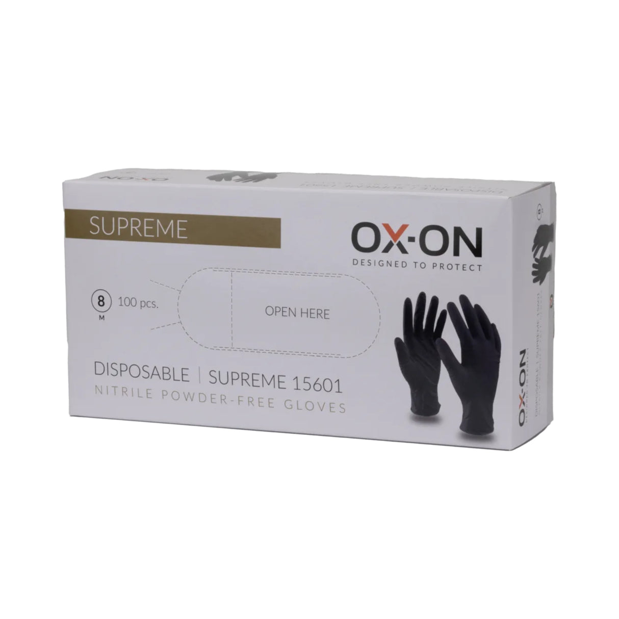OX-ON Supreme 15601 – slitesterke nitrilhansker uten lateks, ideell for allergikere.