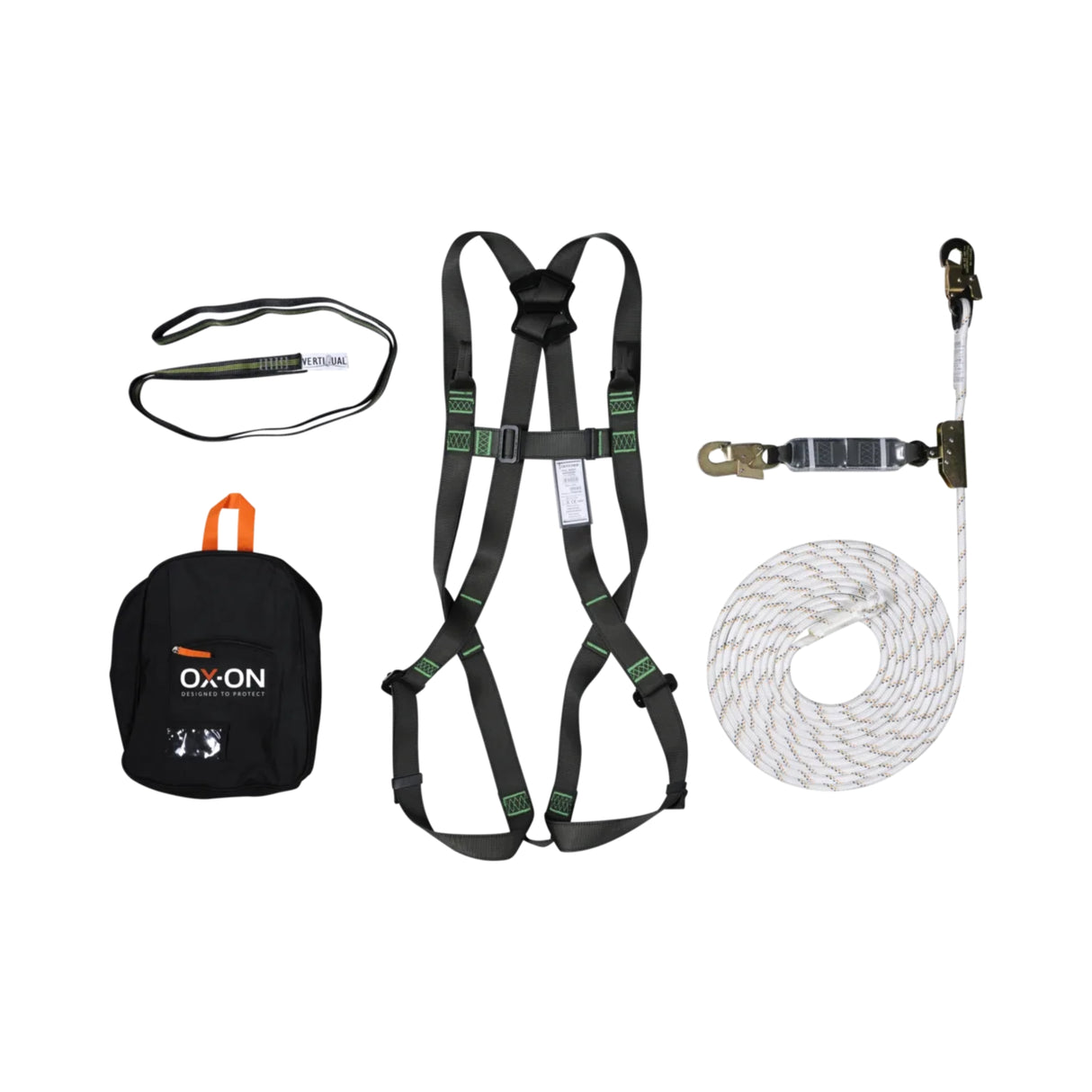 OX-ON Fall Protection Kit Basic – komplett fallsikringssett for arbeid i høyden