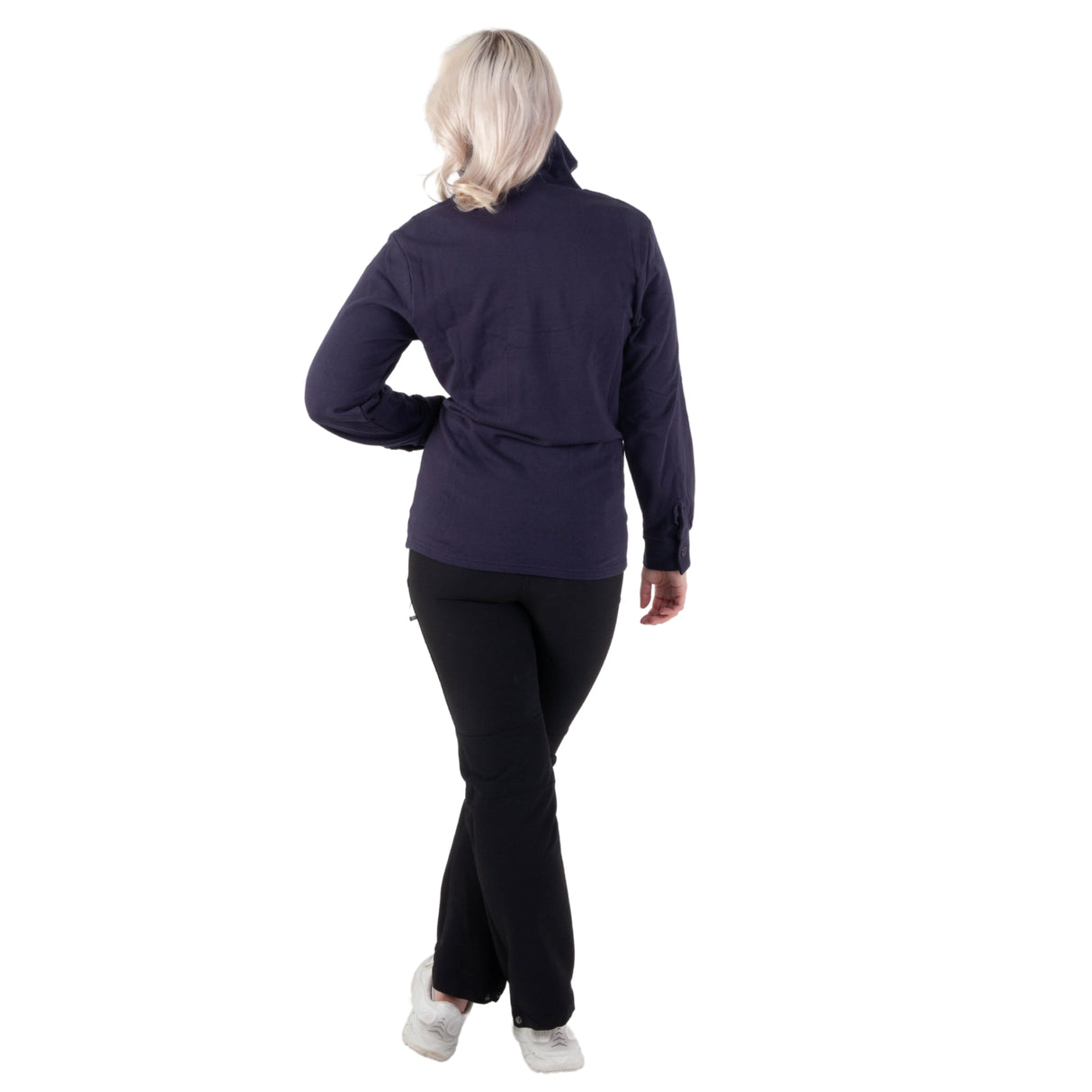 Feltskjorte fra Bråtens, brukt av Forsvaret, med glidelås og høy hals for ekstra vindbeskyttelse.