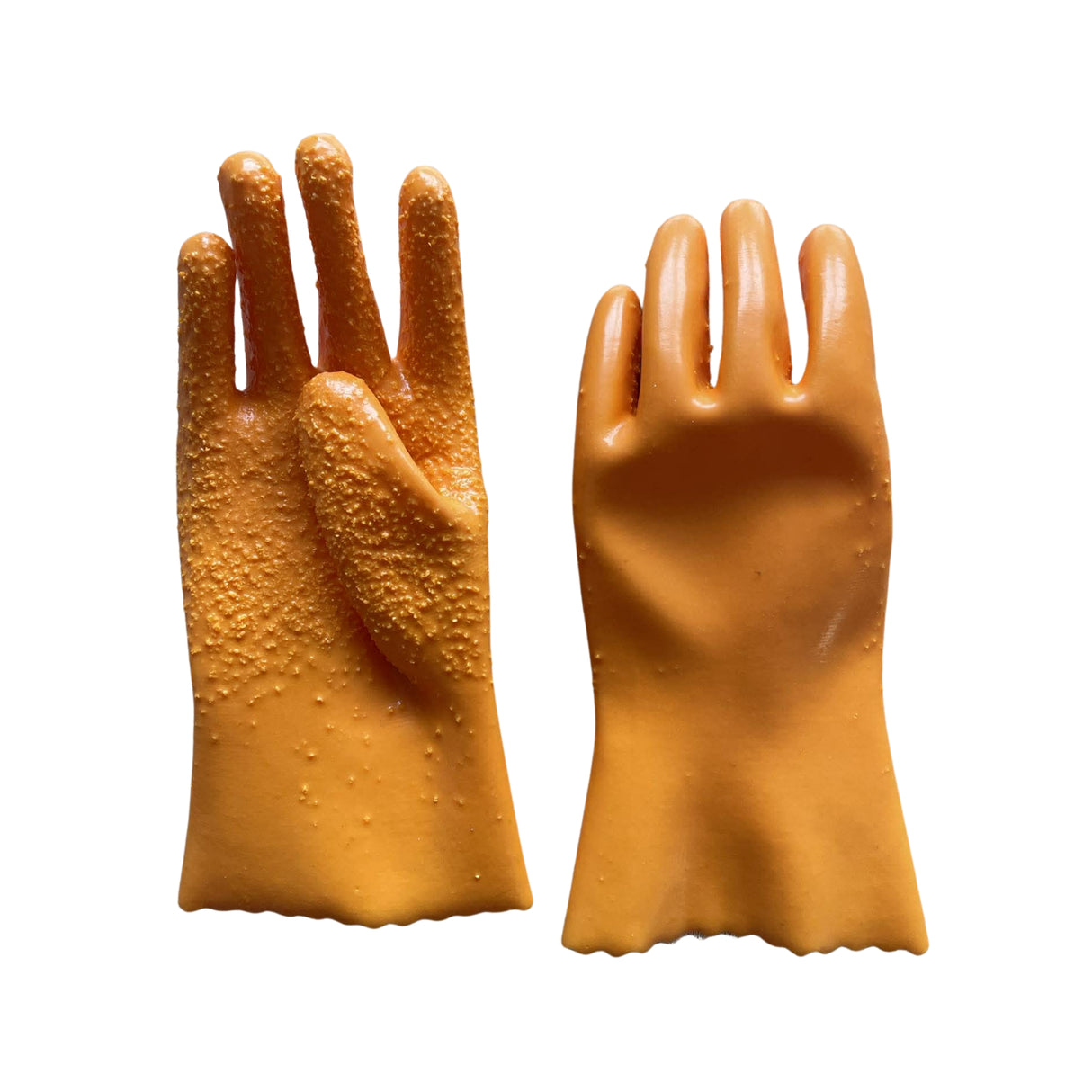 Slitesterk fiskerihanske i PVC fra Rista for arbeid i våte miljøer.