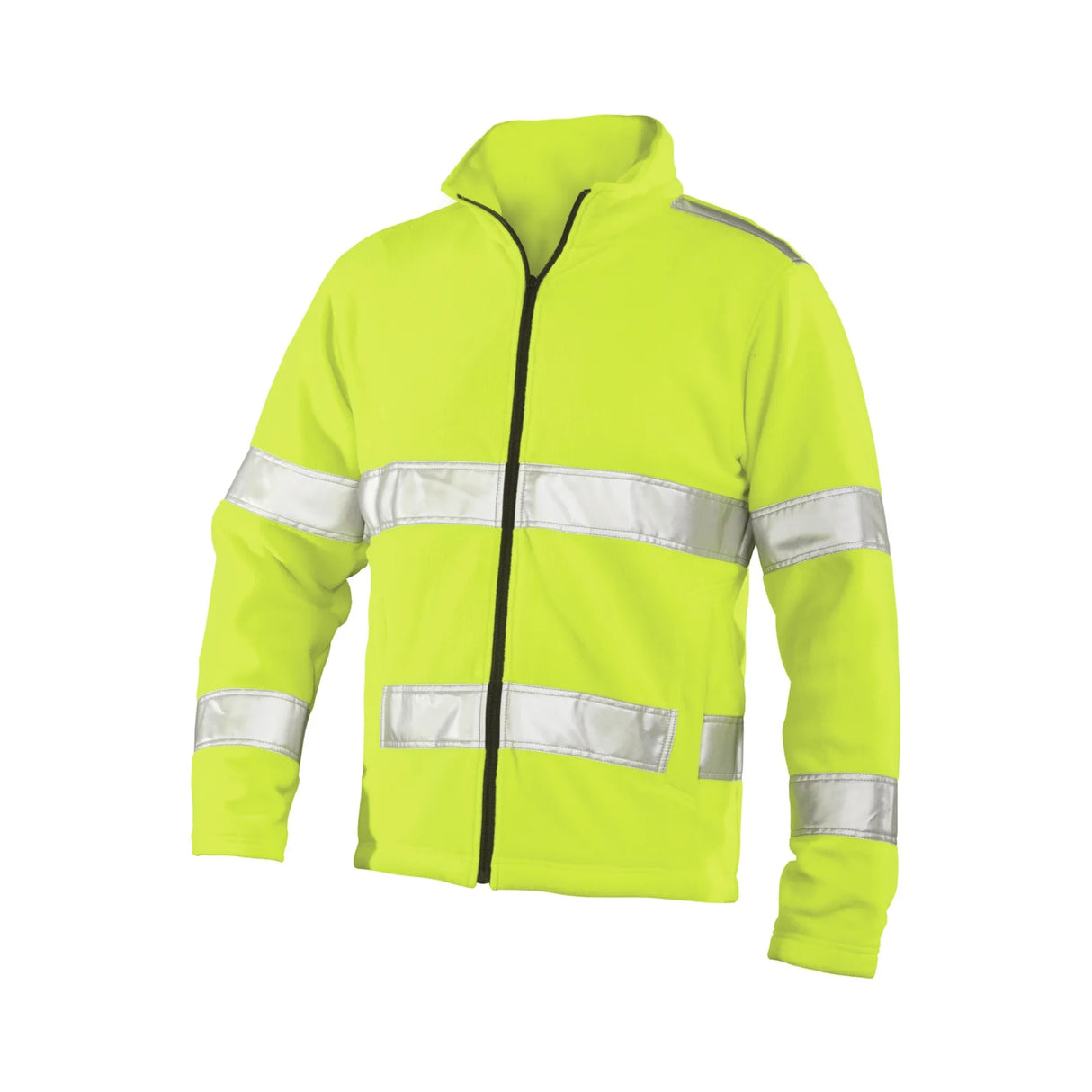 Björnkläder fleecejakke – varm og funksjonell arbeidsjakke med lommer, justerbar vidde og høy synlighet