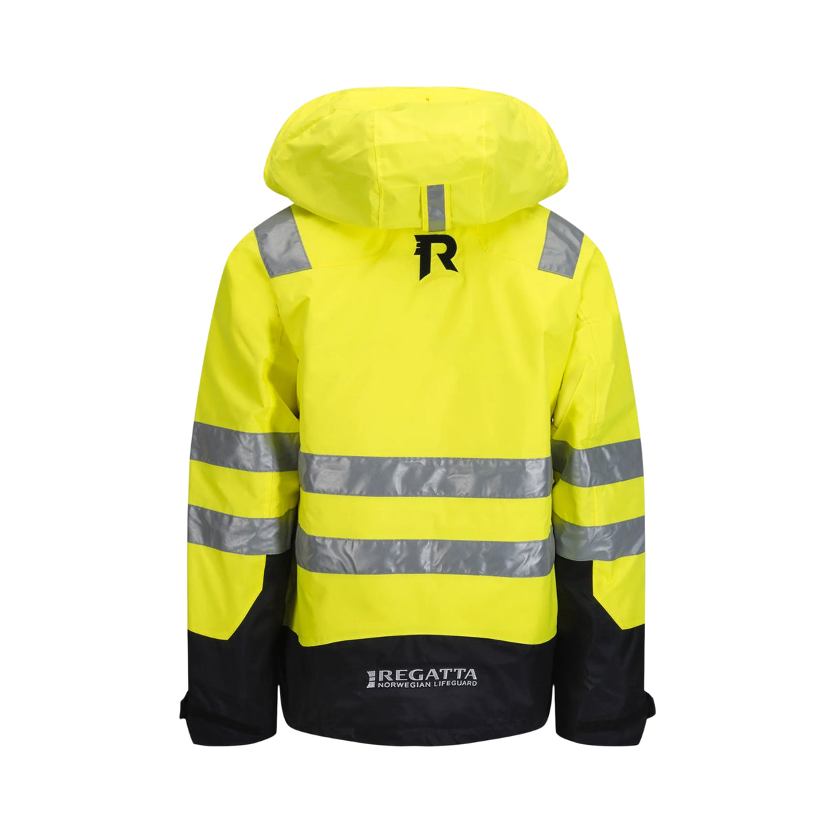 Vanntett flytejakke for arbeid med refleks og sertifisert oppdrift.