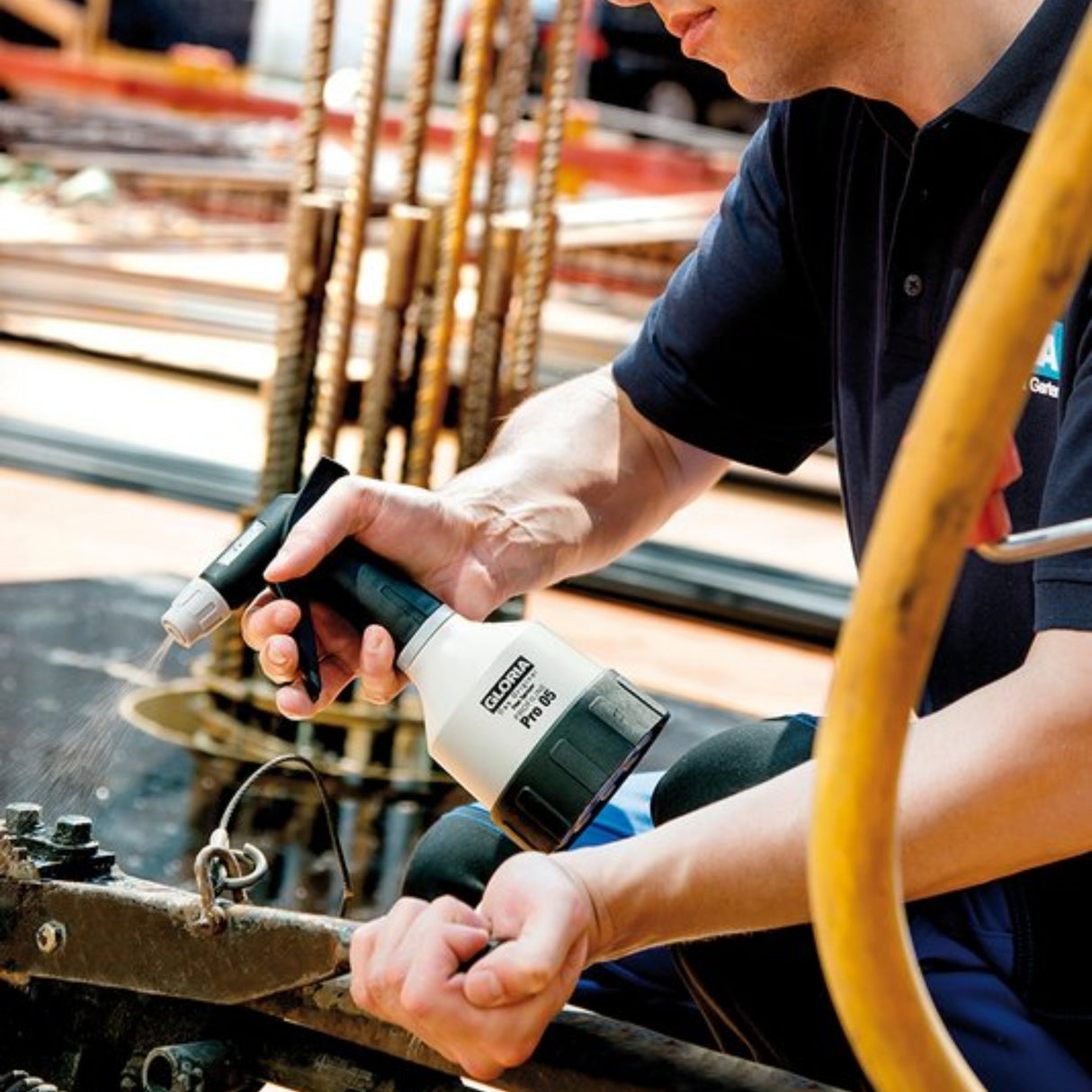 Profesjonell håndsprøyte med dobbeltvirkende presisjonspumpe