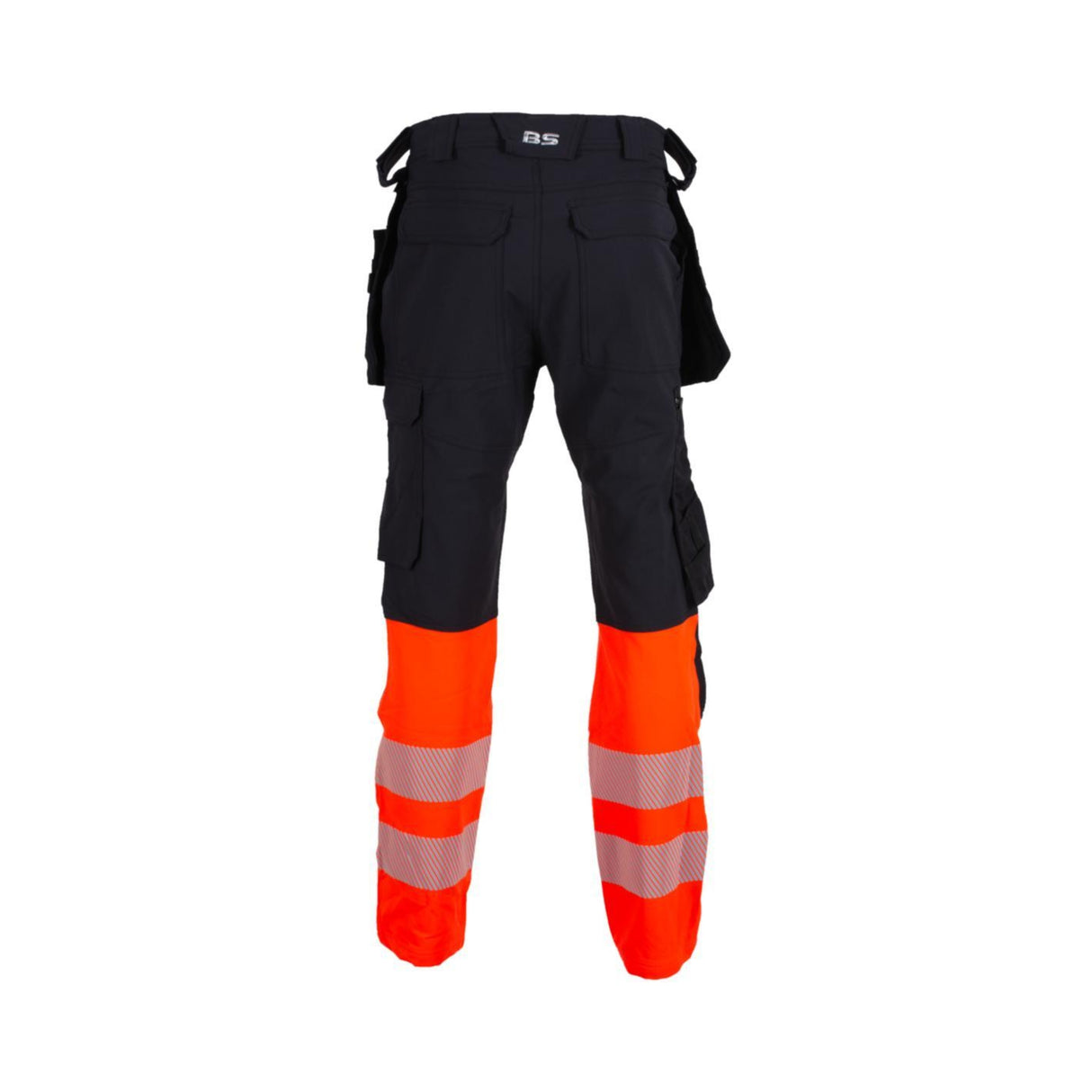 Hi-Vis håndverksbukse med avtakbare hengelommer og segmentert 3M™ Scotchlite™ refleks.
