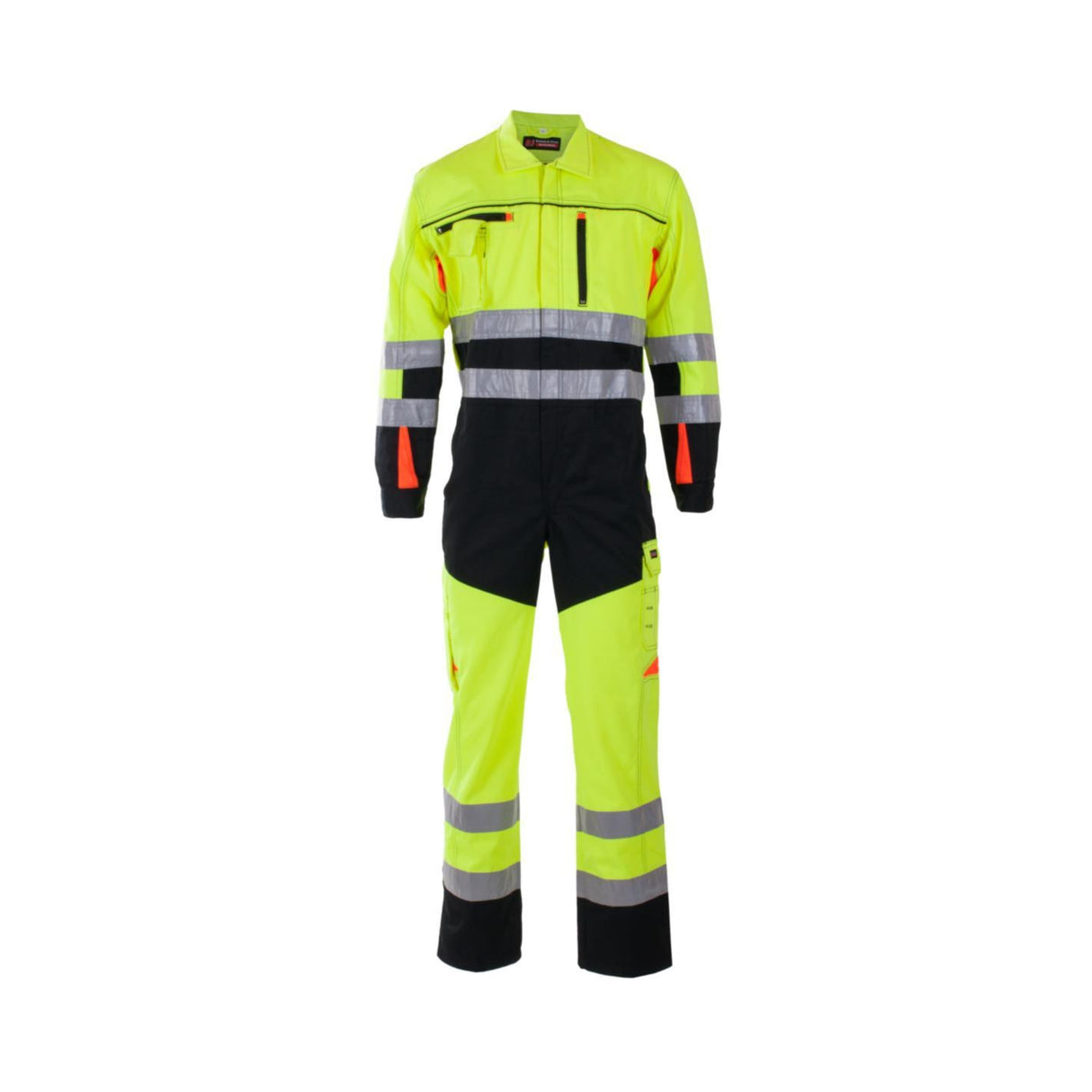 Bekken & Strøm kjeledress klasse 3 gir maksimal synlighet og praktisk oppbevaring.