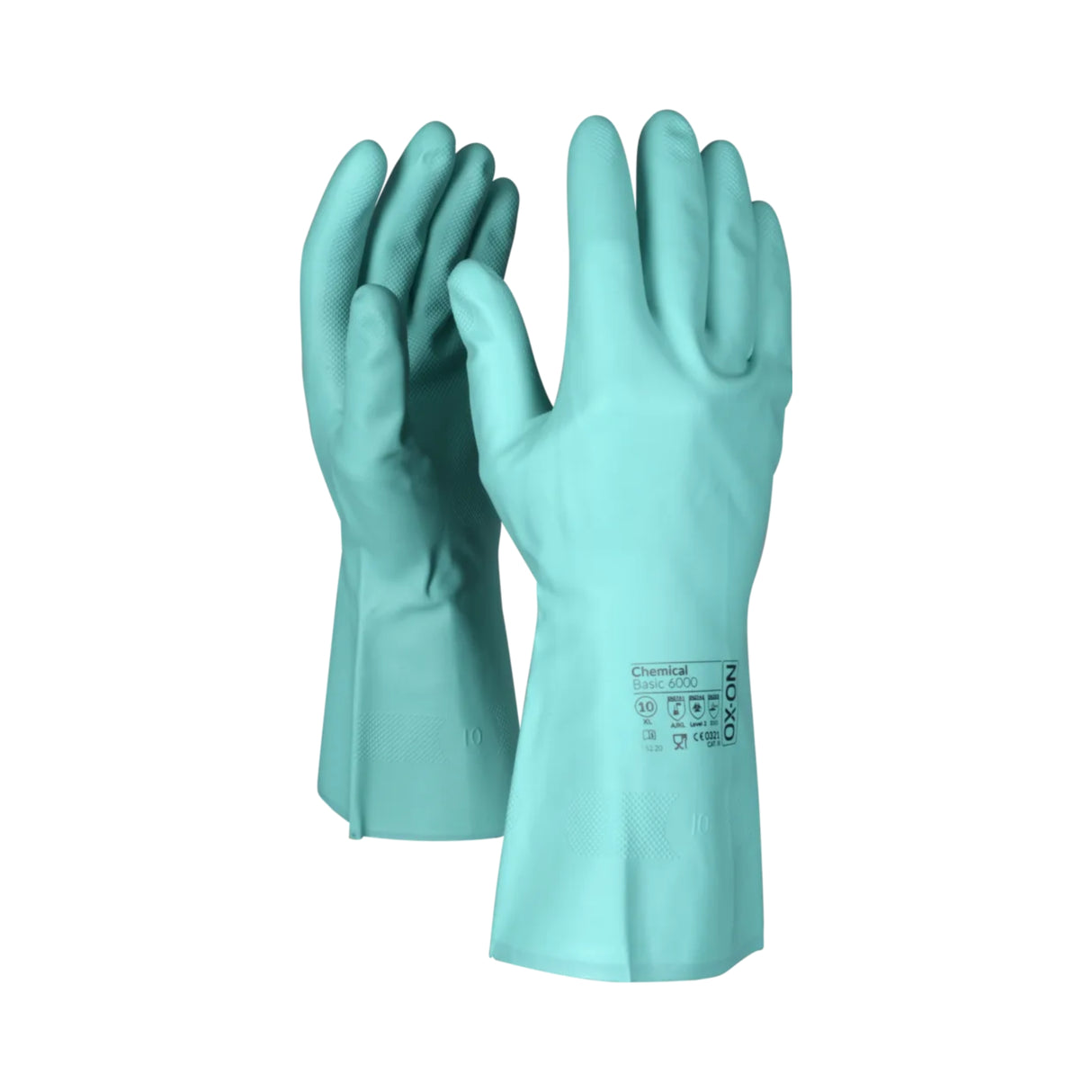 OX-ON Chemical Basic 6000 – rimelig og pålitelig kjemikaliehanske i grønn nitril.