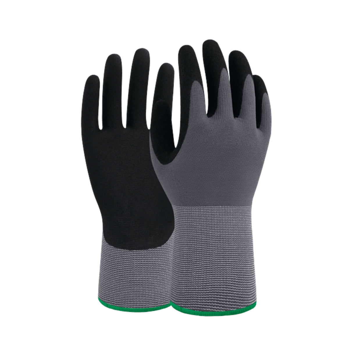 Monteringshanske fra Fortes med sandaktig nitrilgrep for sikkert arbeid.