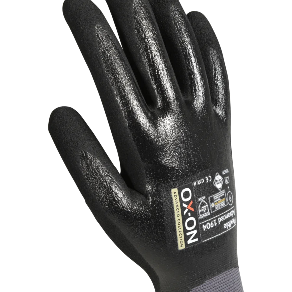 Nitrilbelegg gir vanntett beskyttelse og et sikkert grep, perfekt for krevende arbeid.