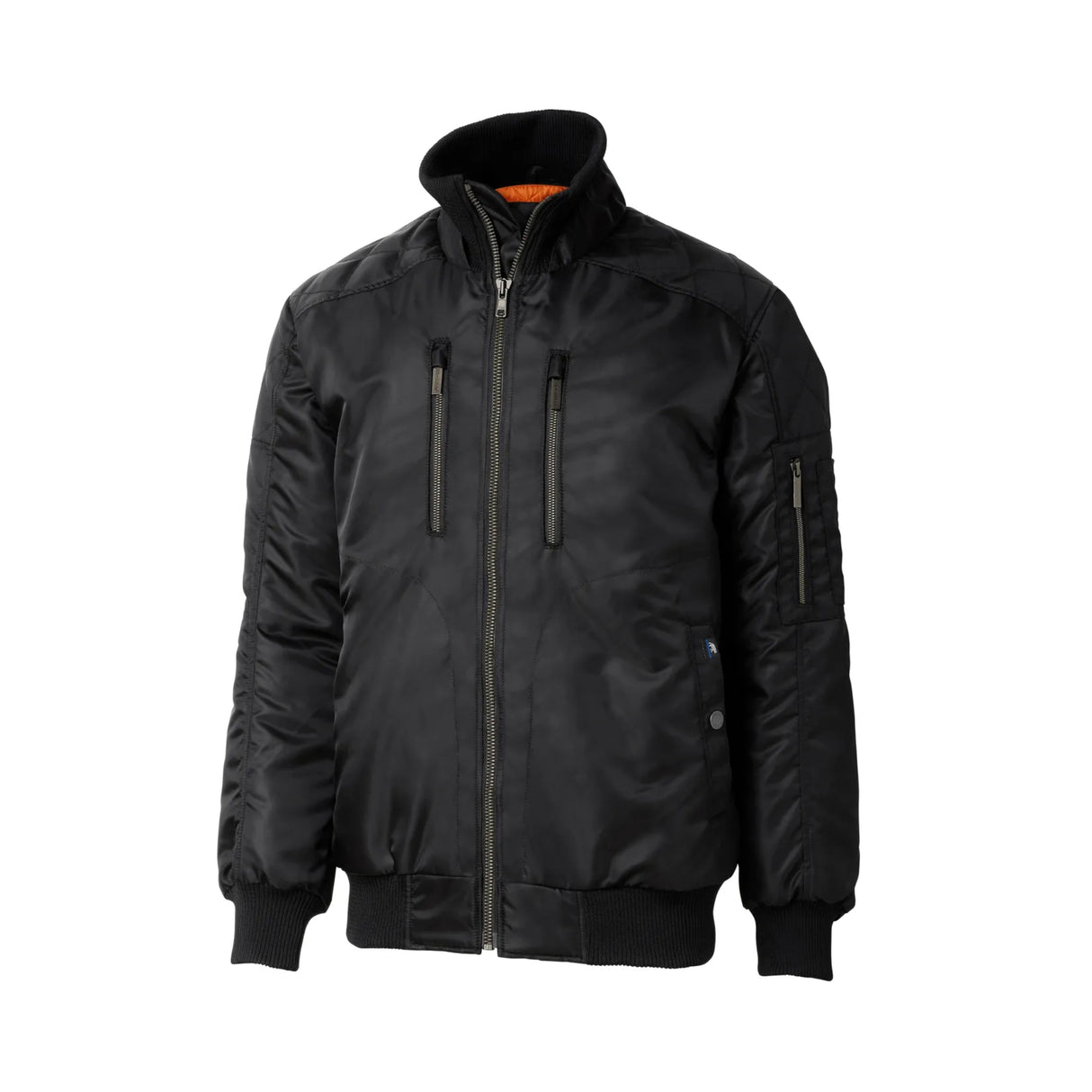 Klassisk vattert arbeidsjakke med praktiske lommer og komfortabel passform.