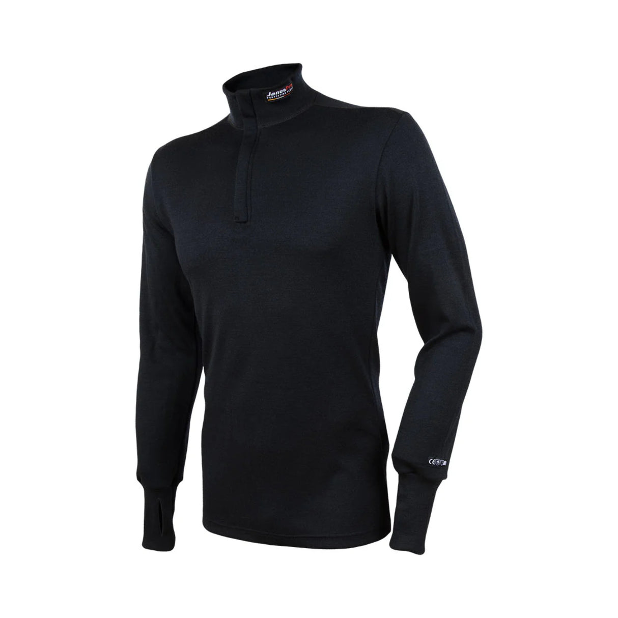 JanusPro Extra Warm polotrøye med ½ zip gir varme, komfort og sertifisert beskyttelse gjennom hele arbeidsdagen.