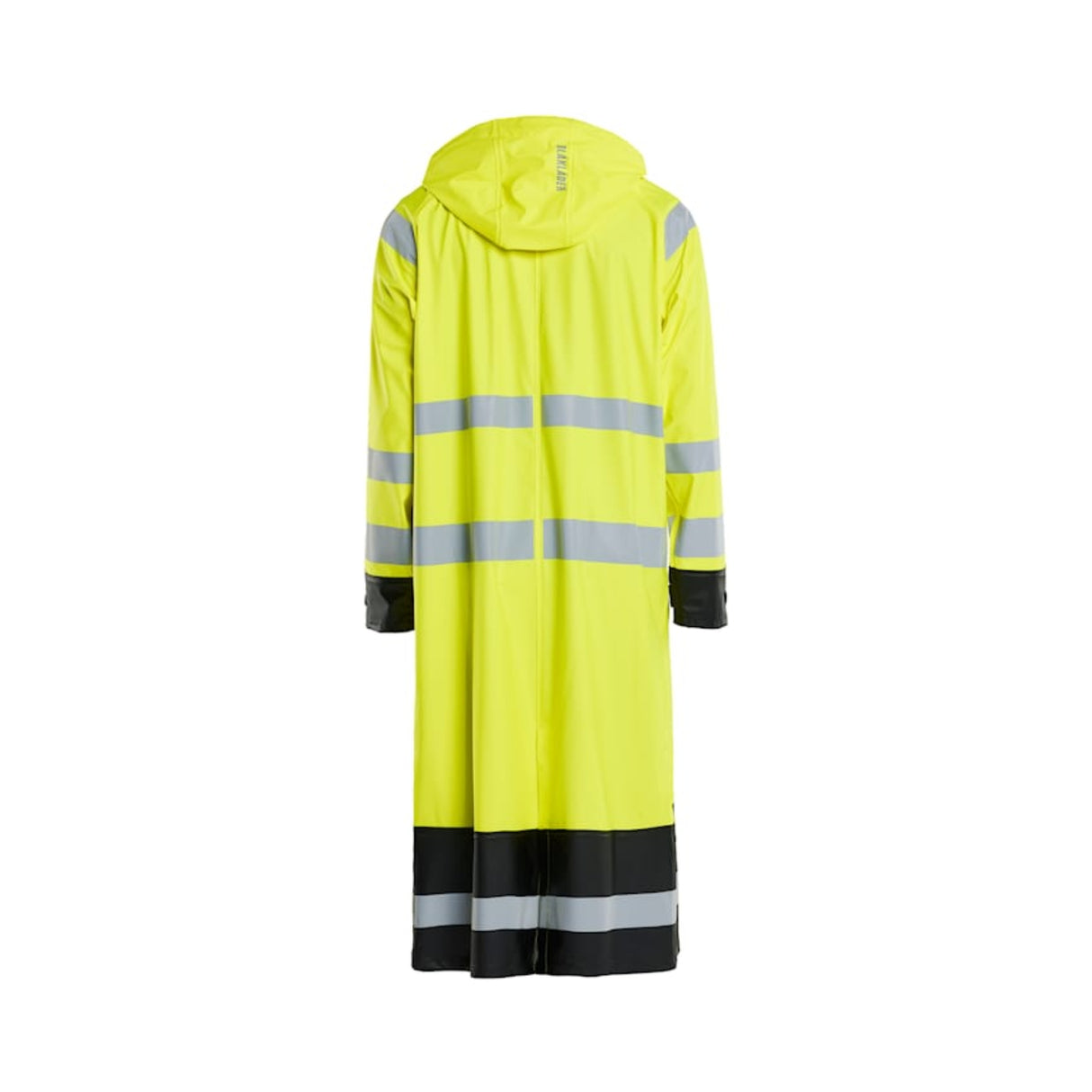 Vanntett og vindtett regnfrakk med sveisede sømmer og refleks.