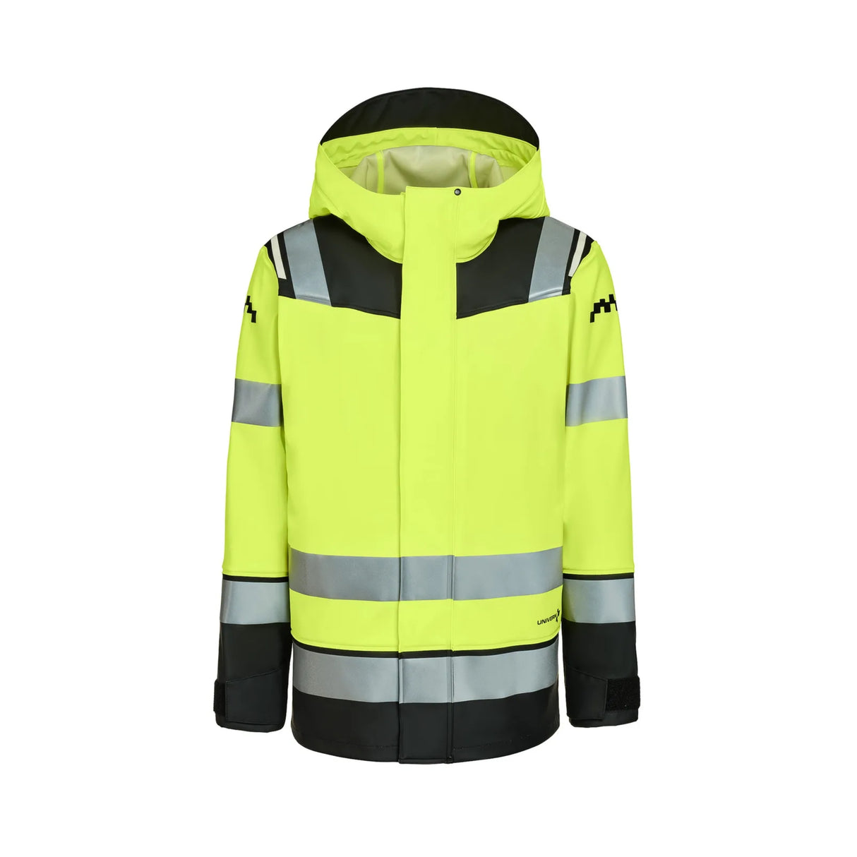 Univern regnjakke i kraftig 350g PU/PVC for maksimal slitestyrke.