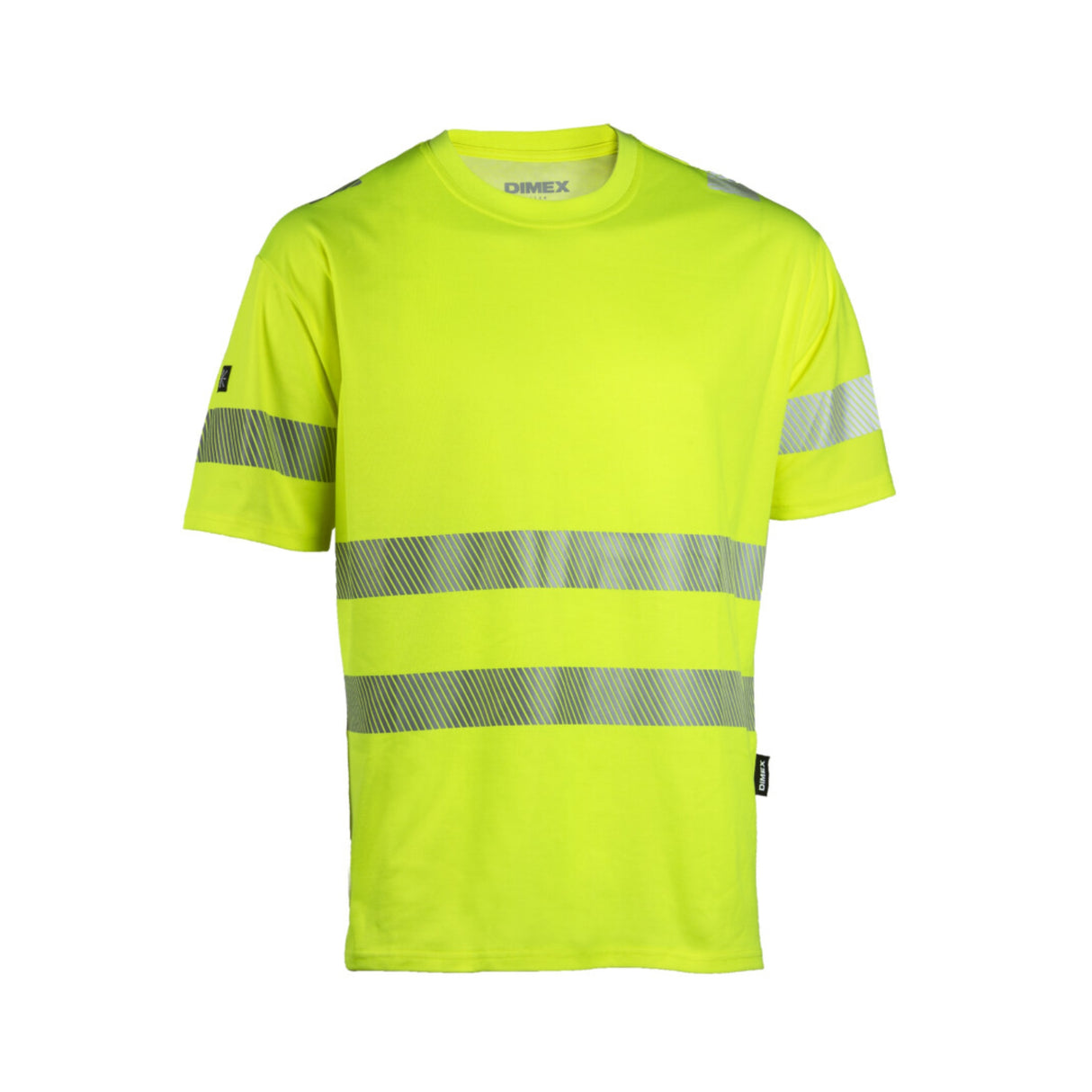 Komfortabel arbeidst-skjorte fra Dimex med stretchreflekser og bomull på innsiden.