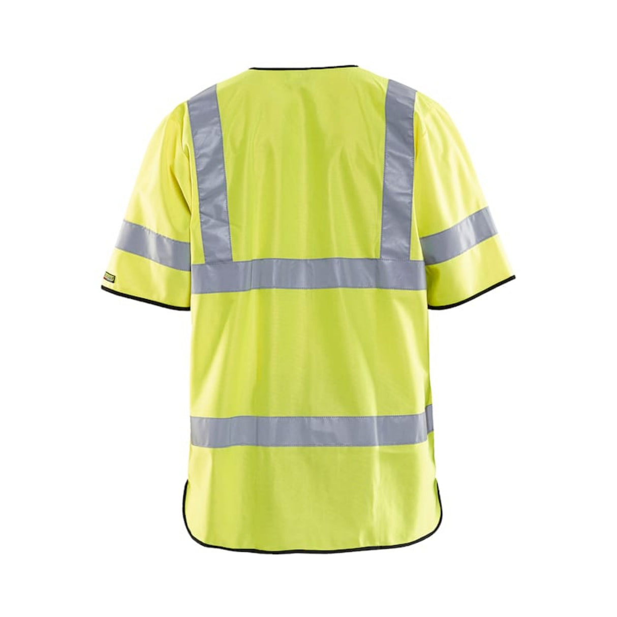 Lett Blåkläder refleksvest til arbeid sertifisert etter EN ISO 20471 klasse 3.