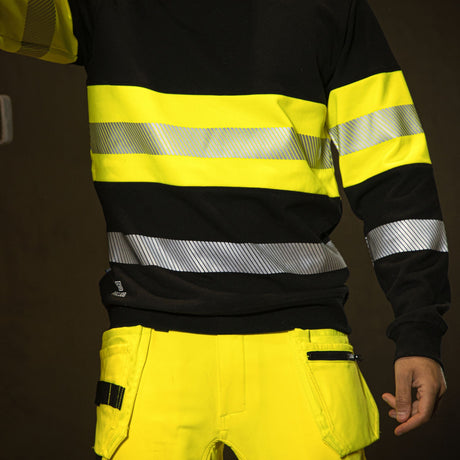 ProJob synlighetsgenser klasse 1 i kraftig bomullsblanding til profesjonelt arbeid.