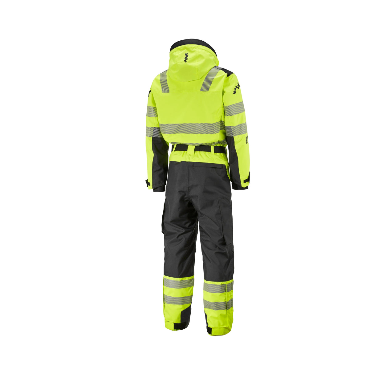 Praktisk og slitesterk skallkjeledress med flere lommer, vanntette glidelåser og justerbare funksjoner for komfort og beskyttelse.