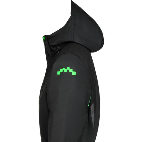 Teknisk vinterdress med pusteevne på 25 000 g/m²/24t for høy komfort.