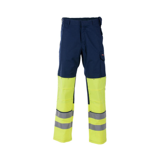 Bekken & Strøm flammehemmende multinorm arbeidsbukse klasse 1 med Kevlar®, lysbuebeskyttelse og kneputelommer.