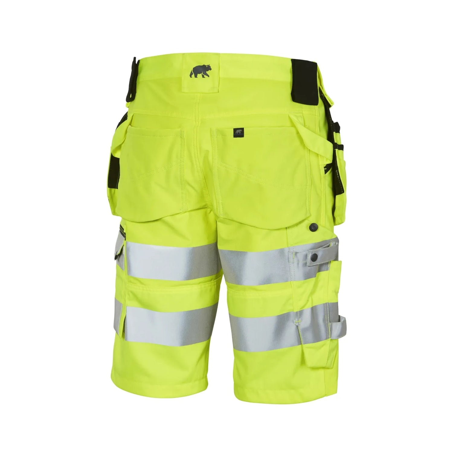 Sikre din arbeidsplass med Björnkläders synlighetsklasse 2-sertifiserte shorts med smarte lommer og reflekterende detaljer.