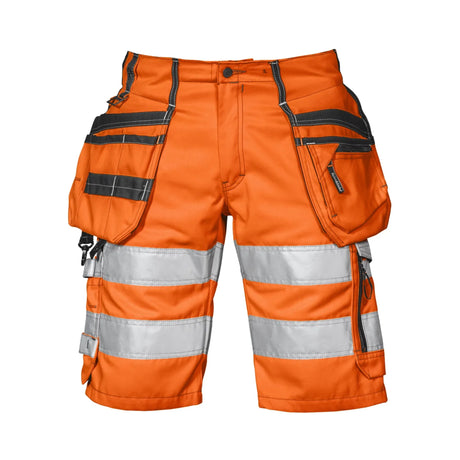 Synlig og slitesterk håndverksshorts fra Björnkläder med hengelommer, forsterkninger i polyamid og praktiske lommeløsninger.