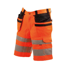 Slitesterk arbeidsshorts fra Gesto med hengelommer og forsterkninger i polyamid.