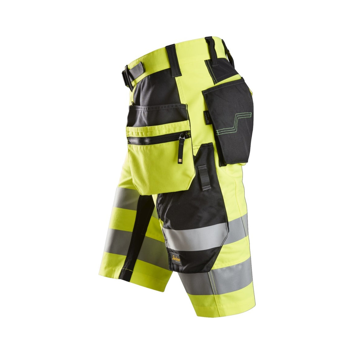 Snickers Workwear shorts med refleksdetaljer for økt synlighet.