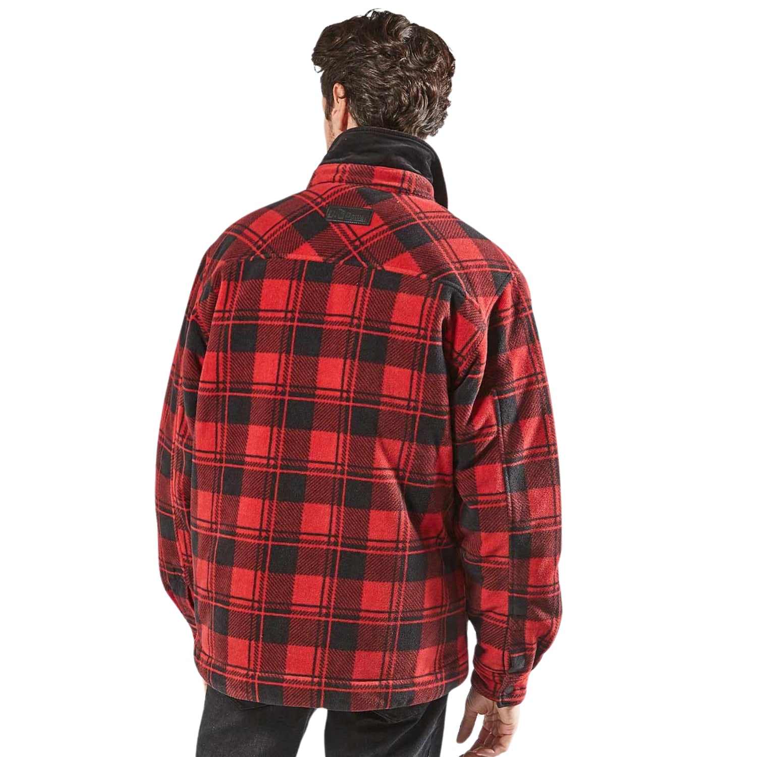 Varm herreskjorte til arbeid og fritid.