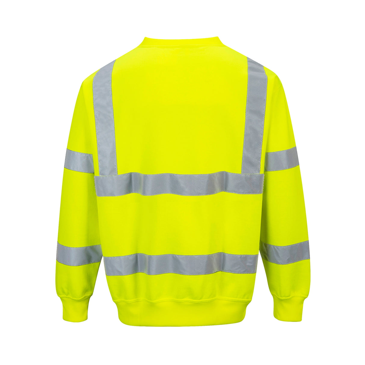 Komfortabel HiVis collegegenser med myk innside og sertifisert synlighetsbeskyttelse.