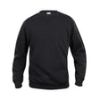 Clique collegegenser til barn med rund hals, elastisk ribb og slitesterk anti-pilling finish.