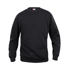 Clique collegegenser til barn med rund hals, elastisk ribb og slitesterk anti-pilling finish.