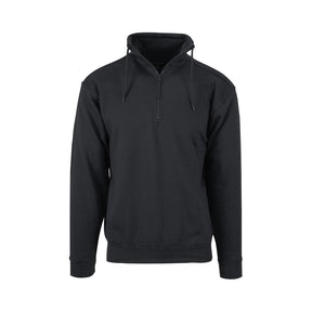 Collegegenser med 1/2 zip fra YouBrands med flosset innside og høy komfort.