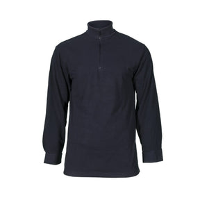 Feltskjorte fra Bråtens i 100% bomull med frottert innside og høy hals med glidelås.