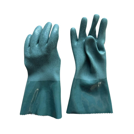 Slitesterk fiskerihanske i PVC fra Rista for arbeid i våte miljøer.