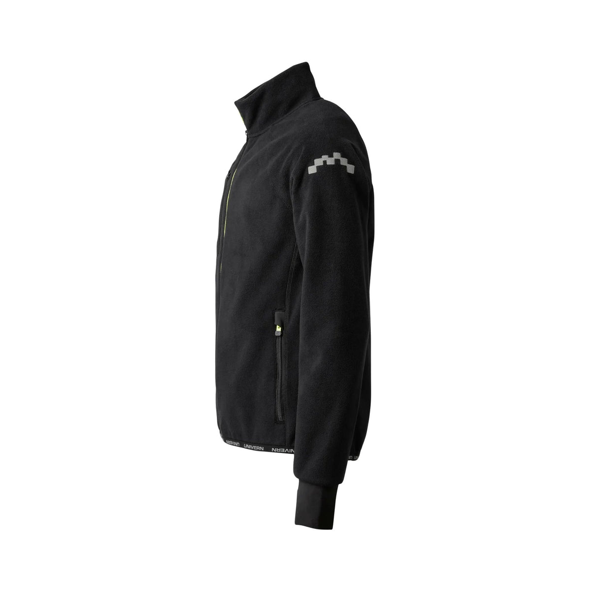 Univern arbeidsfleece med 8 000 mm vannsøyle, god pusteevne og gjenvunnet polyester.
