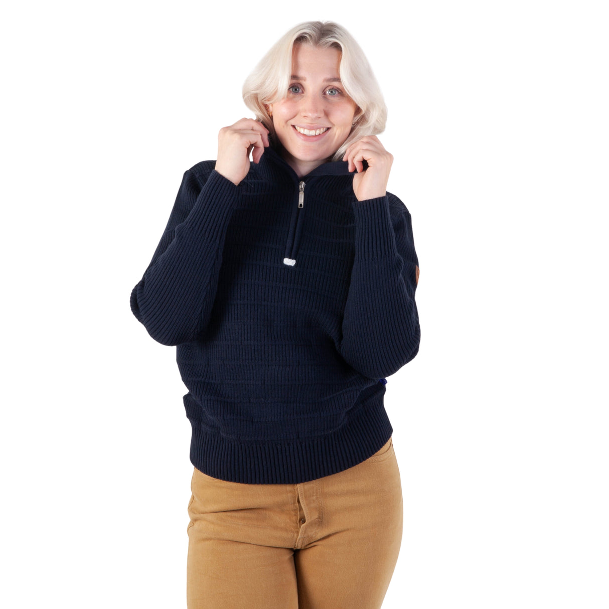 Unisex ullgenser produsert i EU og OEKO-TEX-sertifisert.