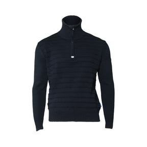 Stølen høyhalset genser fra Bråtens med glidelås og klassisk design.