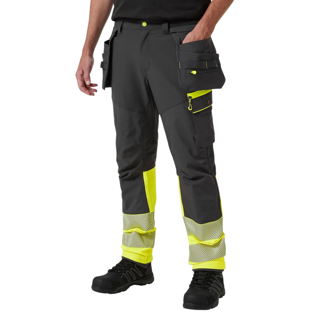 Hi-Vis håndverksbukse klasse 1 med funksjoner utviklet for profesjonelle.