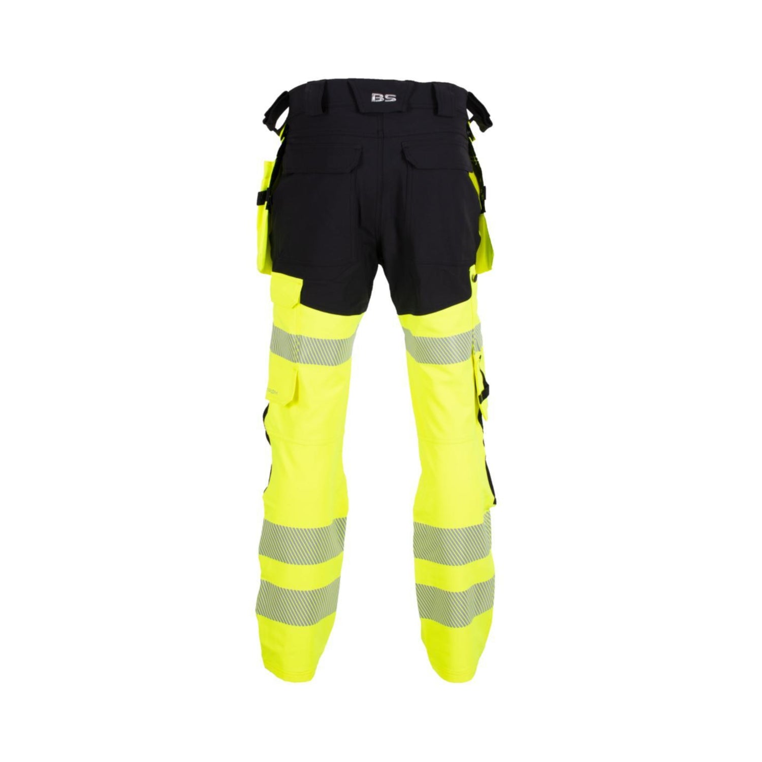 HiVis arbeidsbukse med avtagbare hengelommer og 3M™ Scotchlite™ refleks.