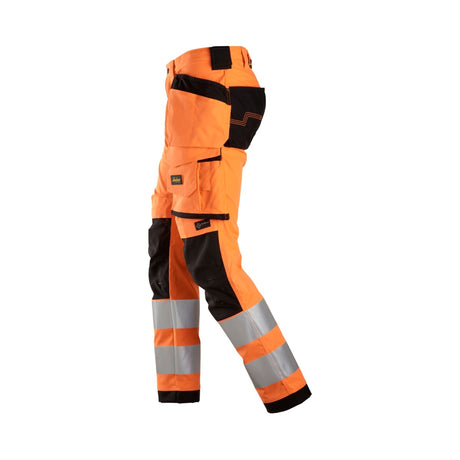 Fleksibel arbeidsbukse med smal passform og formsydde ben for optimal komfort.