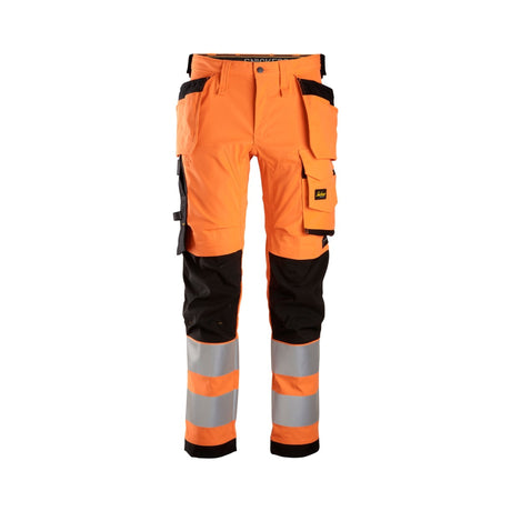 Snickers Workwear håndverksbukse med stretch og refleks for høy synlighet klasse 2.