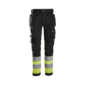Snickers Workwear håndverksbukse med stretch og refleks klasse 1