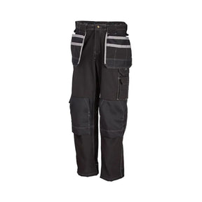 Slitesterk håndverksbukse fra Univern med doble hengelommer og forsterkede kneputelommer