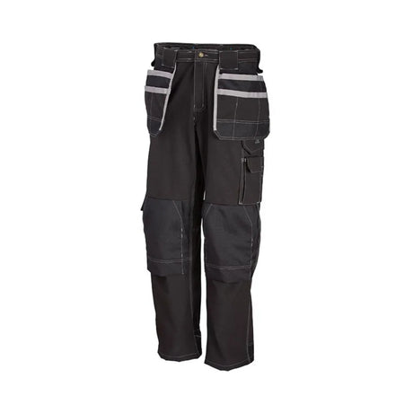 Slitesterk håndverksbukse fra Univern med doble hengelommer og forsterkede kneputelommer