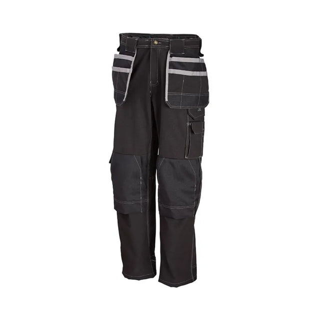Slitesterk håndverksbukse fra Univern med doble hengelommer og forsterkede kneputelommer