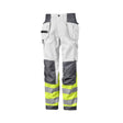 Slitesterk Univern håndverksbukse med synlighetsgodkjenning – ideell for malere, flisleggere og murere.